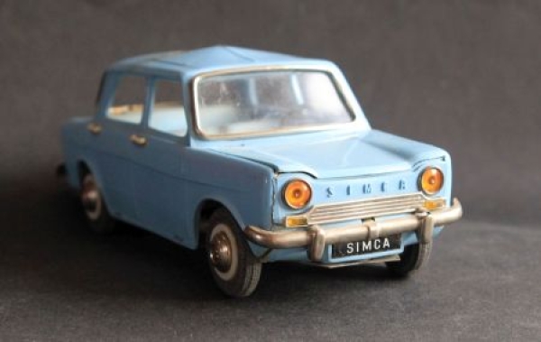 Joustra Simca 1000 Sedan 1962 Plasticmodel with fricitiondrive (7778)